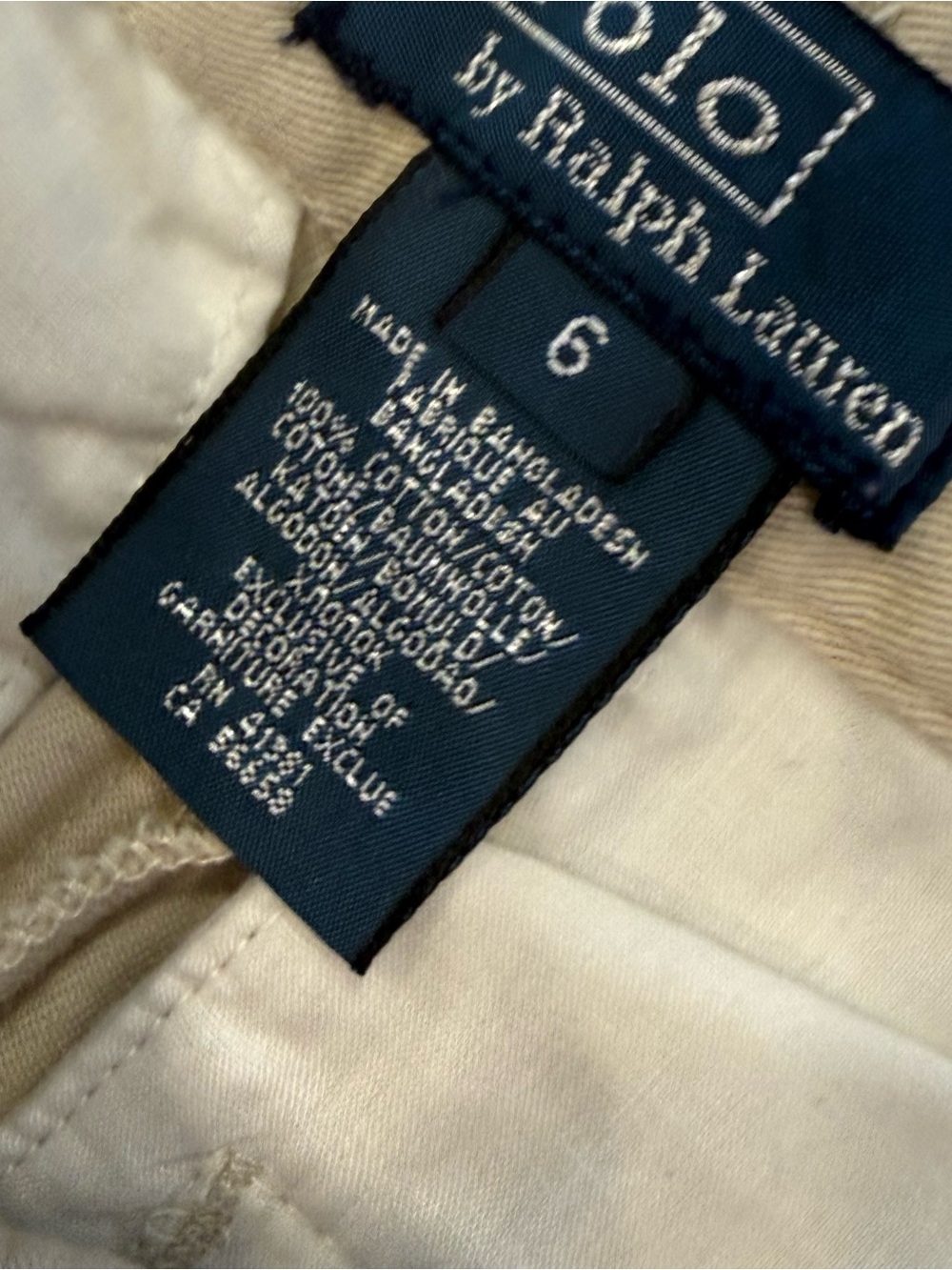 Polo Ralph Lauren Boys 2 PCS Set Orange Polo & Tan Chinos Size 6 EUC - Picture 12 of 14